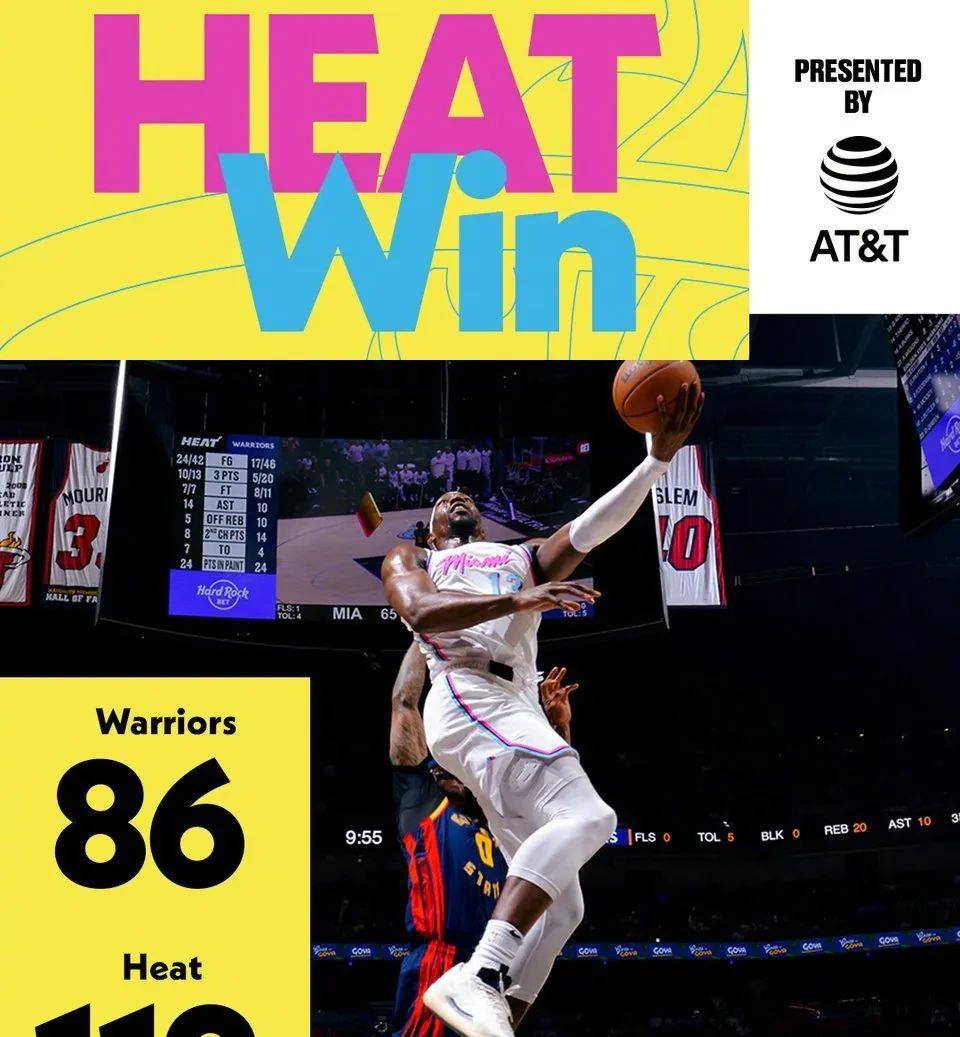 热火主场输给爵士，韦德仅贡献分